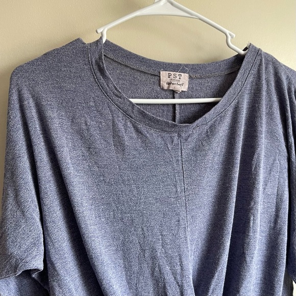 Project Social Tee Twist Front Long Sleeve Tee T-shirt - Picture 3 of 6